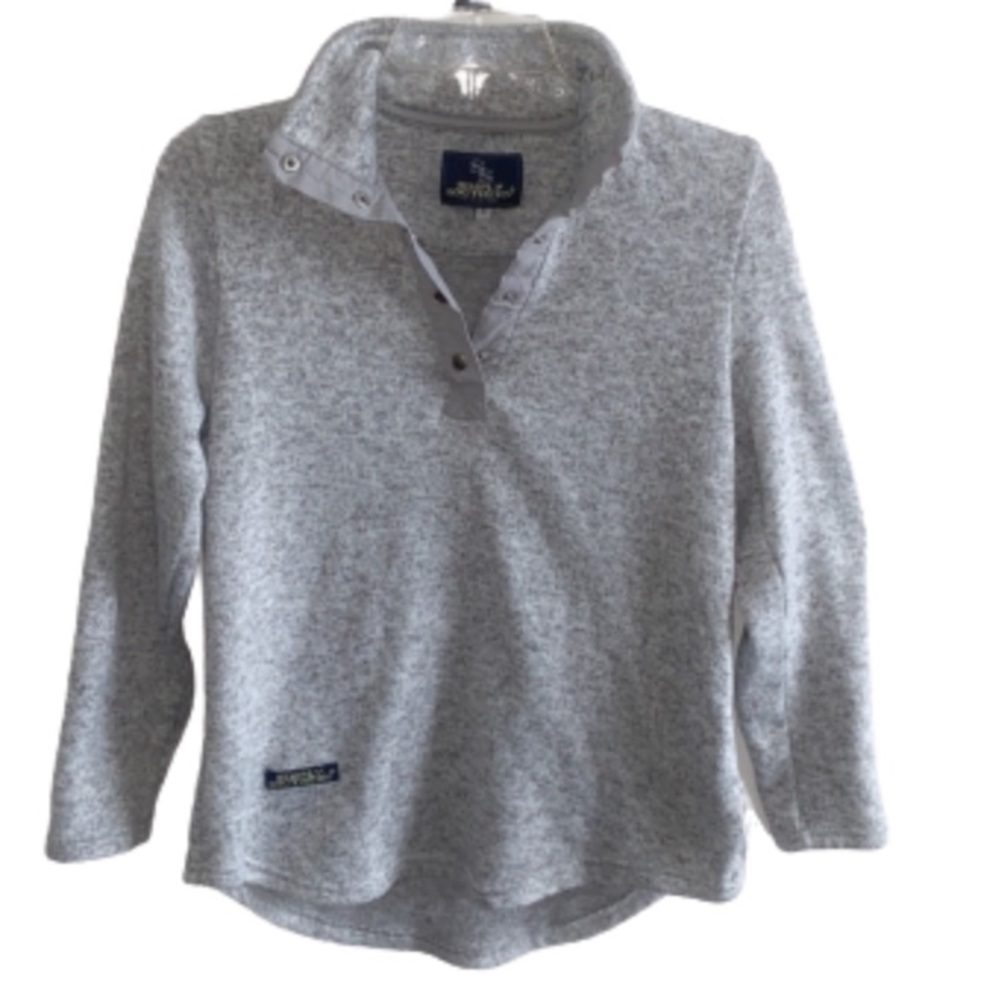Simply Southern Grey Snap Pullover